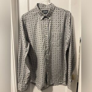 Bonobos Blue and Gray Patterned Men's Shirt